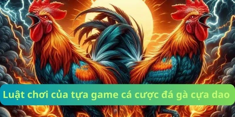 Luật chơi của tựa game cá cược đá gà cựa dao